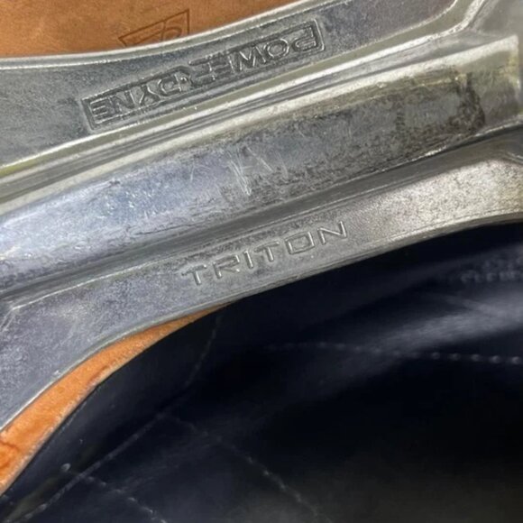 Vintage Riedell 595 Roller Skates Black Leather Lace up Men's Size 5 Made USA - Picture 8 of 13